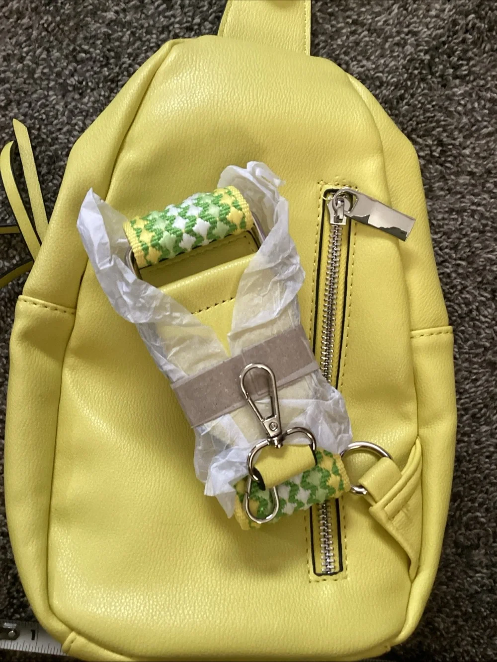 Le Miel Women's Yellow Hobo Crossbody Sling Bag